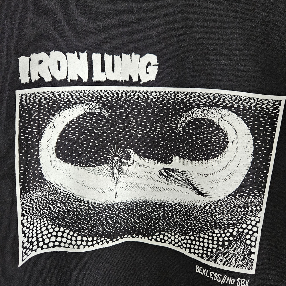 Iron Lung Crewneck Sweatshirt Medium Sexless No Sex Power Violence Band Metal - Picture 3 of 5